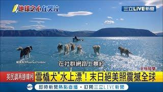 雪橇犬輕功水上漂照片震撼全球　30年後地球是「這個模樣」│記者賴彥宏│【國際大現場】20190622│三立新聞台