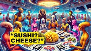 Humans Eat What? Madness In Galactic Buffet! | Sci-Fi Story | HFY