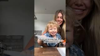 Dish up dinner for my 23 month old