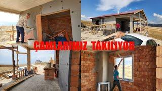 EVİMİZİN PİMAPEN KAPILARI ÇAMLARI GELDİ DIŞ ÇEPE SIVAMIZ DEVAM EDİYOR