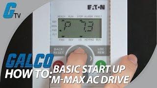 Eaton Cutler-Hammer M-Max AC Drive Basic Start-Up