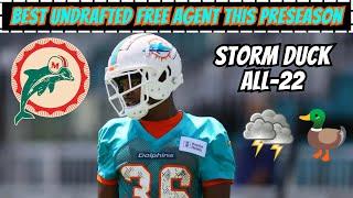 Film Breakdown: How Storm Duck Earned a Roster Spot on the Miami Dolphins