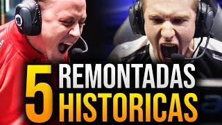 Las 5 REMONTADAS más ÉPICAS en la HISTORIA de League of Legends