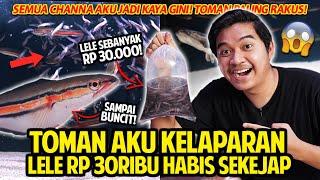 TOMAN AKU KELAPARAN! LELE RP 30RIBU HABIS SEKEJAP! SEMUA CHANNA AKU JADI KAYA GINI! TOMAN TERRAKUS!