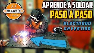 Como APRENDER a SOLDAR ‍Con ELECTRODO REVESTIDO Para PRINCIPIANTES || TEORÍA y PRÁCTICA BASICA 