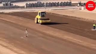 صور ومعلومات جديدة حول أشغال تهيئة محيط ملعب أدرار بأكادير Agadir Stadium .