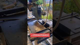 Stones cutting machine build in Ghana 