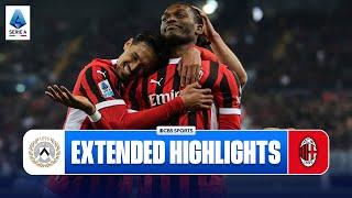 Udinese vs. AC Milan: Extended Highlights | Serie A | CBS Sports Golazo