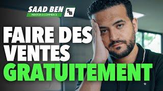 3 méthodes pour vendre sans publicité payante | Saad Ben mentor e-commerce