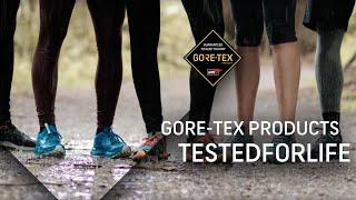 GORE-TEX products. Designed for you. Tested for life ('30)