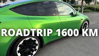 TESLA MODEL Y 1600 KM ROADTRIP NACH FLACHAU | TESLA TAKEOVER EUROPE 2024 