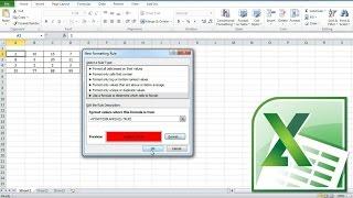 Excel Conditional Formatting If Cell is NOT Blank using  If Function, Color Cell with  IF Formula