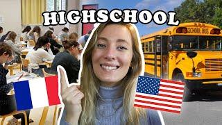 French vs American Highschool | FRANCE VS US