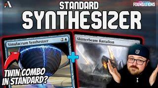 Simulacrum Synthesizer is CRAZY!  | MTG Foundations Standard