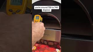 Accurate Oven & Stone Temperature Measurement using an Infrared Thermometer | Maestro 40 Pizza Oven
