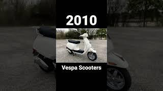 Evolution of Vespa Scooters (1946~2024)#shorts #viralvideo #evolution #vespa #scooter #youtube #2024