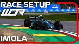 WOR F1 23 IMOLA - Qualify Lap + RACE Setup 