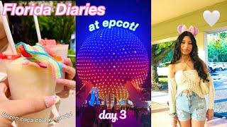 come to florida with me!  day 3 | disney world theme park, food and fun!