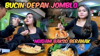 BUCIN DI DEPAN JOMBLO‼️ SI GEMOY NGIDAM BAKSO BERANAK |nyoba pake gopro hero 10