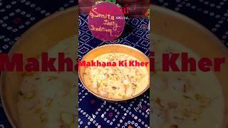 Navratri Bhog: MAKHANE KI KHEER Recipe #shorts #navratrispecial #shortsfeed #food #kheer