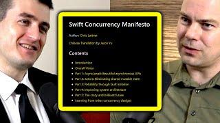 Swift Concurrency Manifesto | Chris Lattner and Lex Fridman