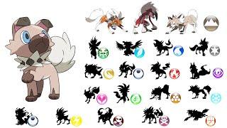 All 18 Type Lycanroc - Future Pokemon Evolution.