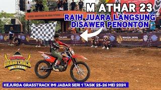 Raih Juara M Athar 23 Disawer Penonton Kejurda Grasstrack Jabar