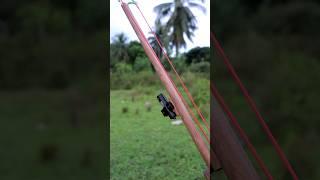 Best accuracy wooden slingshot !! #slingshot #shorts