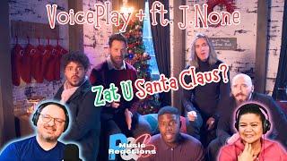 VoicePlay "Zat U Santa?" ft. J. None (acapella cover)| Couples Reaction!