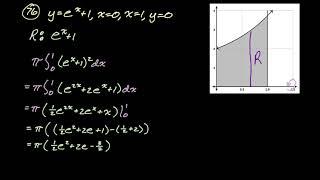 Volume of Revolution (Disk Method) #openstax 2.2 74-81