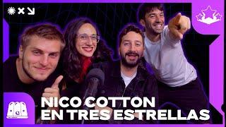 NICO COTTON: "EL DISCO DE CAZZU LO HICIMOS EN UN MES EN PUERTO RICO" | TRES ESTRELLAS