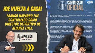 Franco Navarro es el nuevo director deportivo de Alianza Lima