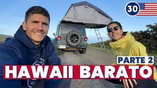 48 HOURS living in a JEEP in HAWAII  VAN LIFE in Maui (part 2/3)  USA - Ep.30