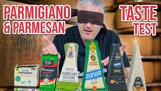 Italian Chef Blind Parmigiano Reggiano and Parmesan Taste Test