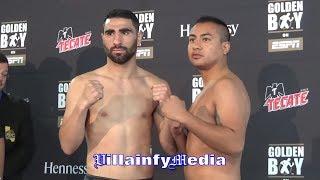 FERDINAND KEROBYAN VSEDGAR GARCIA WEIGH IN AND FACE OFF - VILLAINFY MEDIA