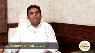 Testimonial Mr. Rakesh Bansal  |  Eternity Designers