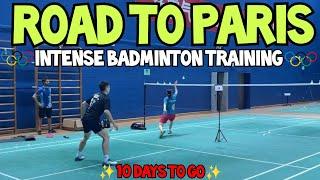 How A PROFESSIONALS Trains for Paris Olympic | Intense badminton training