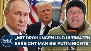 RUSSLAND: Trump geht auf Konfrontationskurs mit Putin! Jetzt reagiert Moskau auf die US-Drohungen