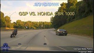 Honda CBR Taunts The Georgia State Patrol | Takes Troopers On A Long High Speed Chase