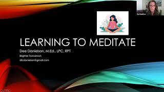 Wellness Project Meditation