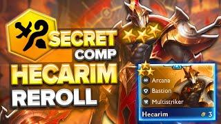 *NEW* Secret Hecarim Reroll Comp is INSANE!!! | Teamfight Tactics Set 12 Ranked