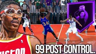 This *NEW* Hakeem Olajuwon Build is a TRUE POST GOD on NBA 2K25...