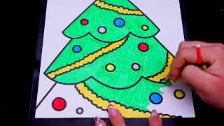 Christmas Tree Coloring | Crayola Crayons @CrayolaLLC