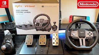 Unboxing and Setup PXN V9 Gen2 Racing Wheel | Gameplay