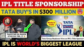 IPL SPONSORSHIP RIGHTS  SOLD IN $300 MILLION DOLLARS  || TATA REPLACES VIVO AS IPL SPONSOR