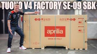 APRILIA TUONO (175HP) V4 FACTORY SE-09 SBK UNBOXING & REVIEW