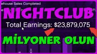 GTA 5 Online - Nightclub da Çok Kolay Zengin Olma Yöntemi 10 Dakikada 1.000.000 $