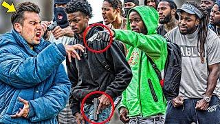 Throwing GANG SIGNS in Chicago Hood GONE WRONG! (MUST WATCH)