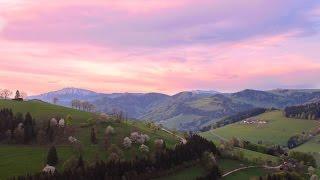 Über dem Mostviertel. Traumgegend in Österreich