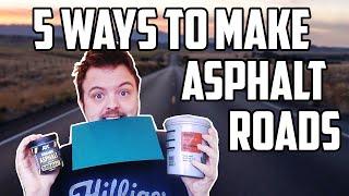 5 Ways To Make Asphalt / Tarmac Roads